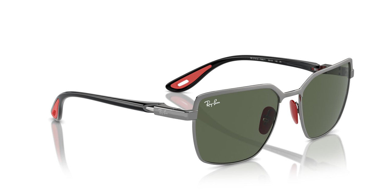 Anteojos De Sol Ray-Ban 0RB3743M Gris/Verde