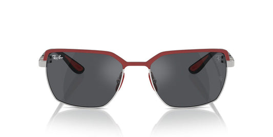 Anteojos De Sol Ray-Ban 0RB3743M Rojo/Gris