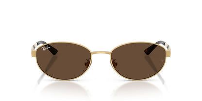 Anteojos De Sol Ray-Ban 0RB3774D Arista Dark Brown Café/Dorado