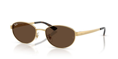 Anteojos De Sol Ray-Ban 0RB3774D Arista Dark Brown Café/Dorado