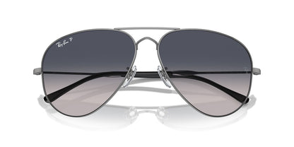 Anteojos De Sol Ray-Ban 0RB3825 Old Aviator Gris/Azul