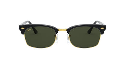 Anteojos De Sol Ray-Ban 0RB3916 Clubmaster Square Negro/Verde