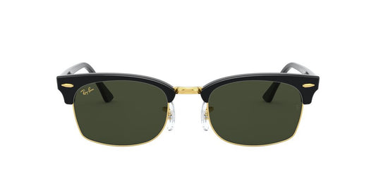 Anteojos De Sol Ray-Ban 0RB3916 Clubmaster Square Negro/Verde