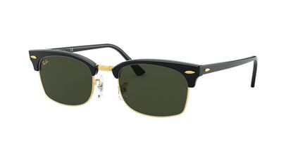 Anteojos De Sol Ray-Ban 0RB3916 Clubmaster Square Negro/Verde