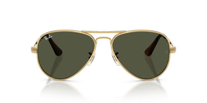 Anteojos De Sol Ray-Ban RB3925 Aviator Max Arista Green Verde/Dorado