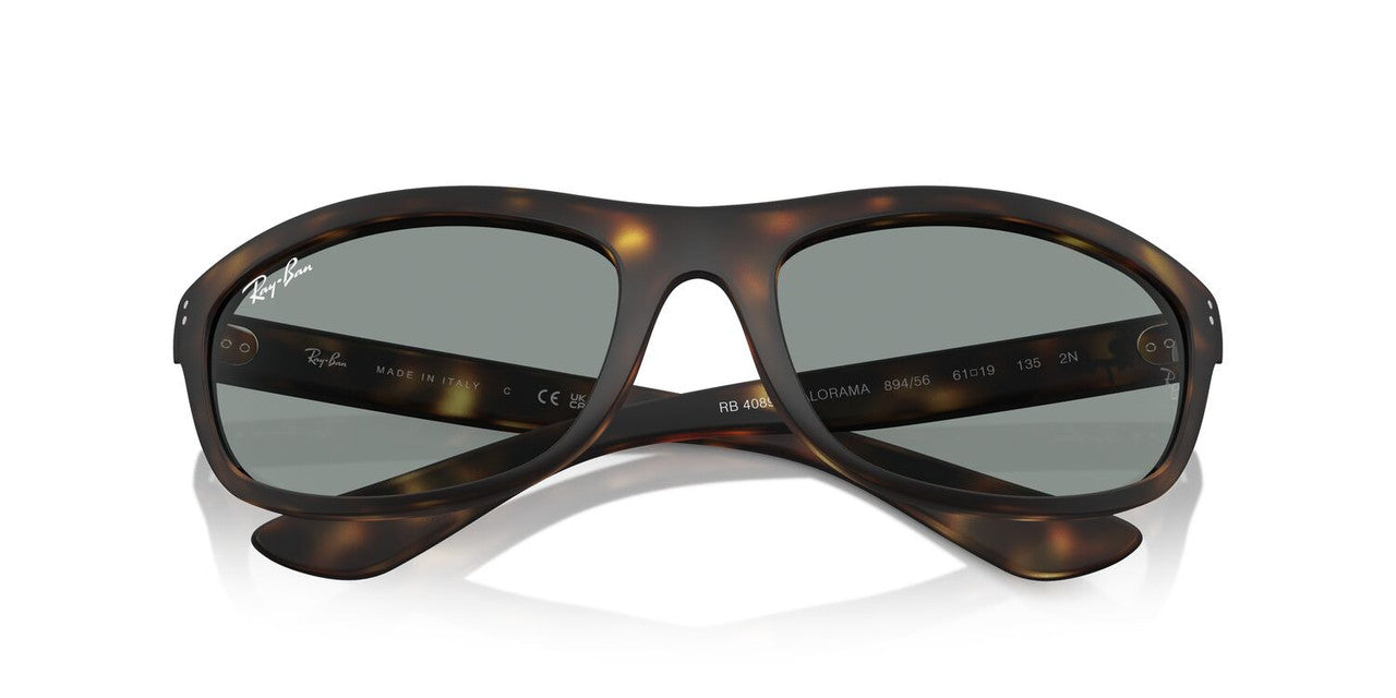 Anteojos De Sol Ray-Ban RB4089 Balorama Matte Havana Blue Azul/Havana