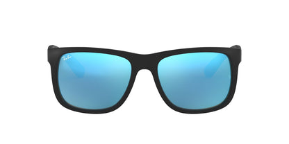 Anteojos De Sol Ray-Ban 0RB4165 Justin Negro/Azul