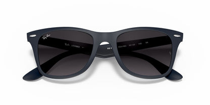 Anteojos De Sol Ray-Ban 0RB4195 Wayfarer Liteforce Azul/Gris