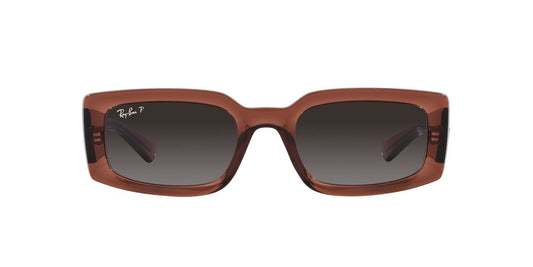 Anteojos De Sol Ray-Ban RB4395 Kiliane Gris/Café