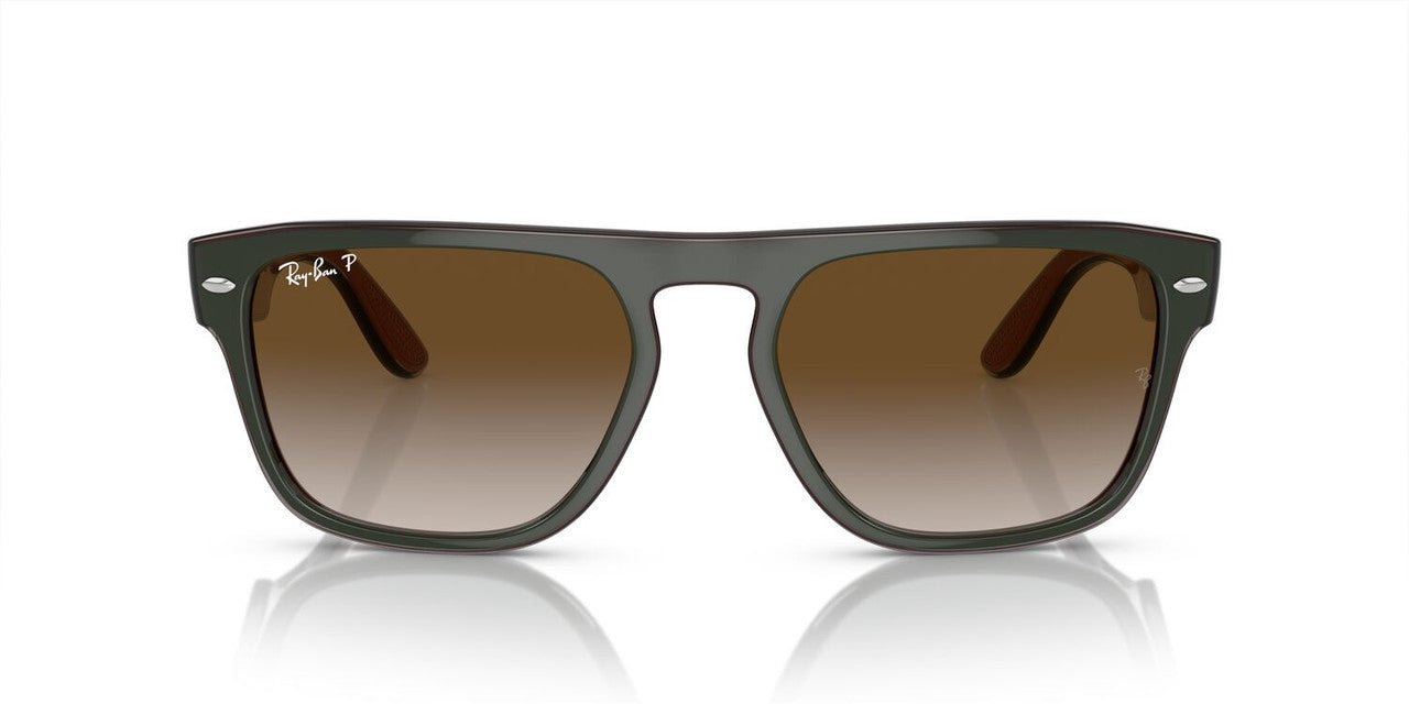 Anteojos De Sol Ray-Ban 0RB4407 Verde/Café