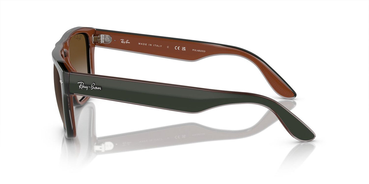 Anteojos De Sol Ray-Ban 0RB4407 Verde/Café