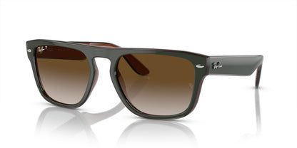 Anteojos De Sol Ray-Ban 0RB4407 Verde/Café