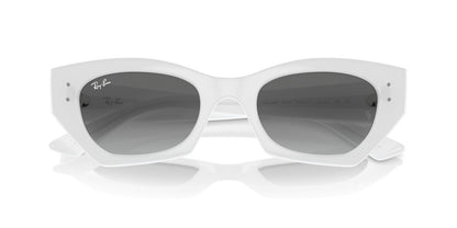 Anteojos De Sol Ray-Ban 0RB4430 Zena Blanco/Gris