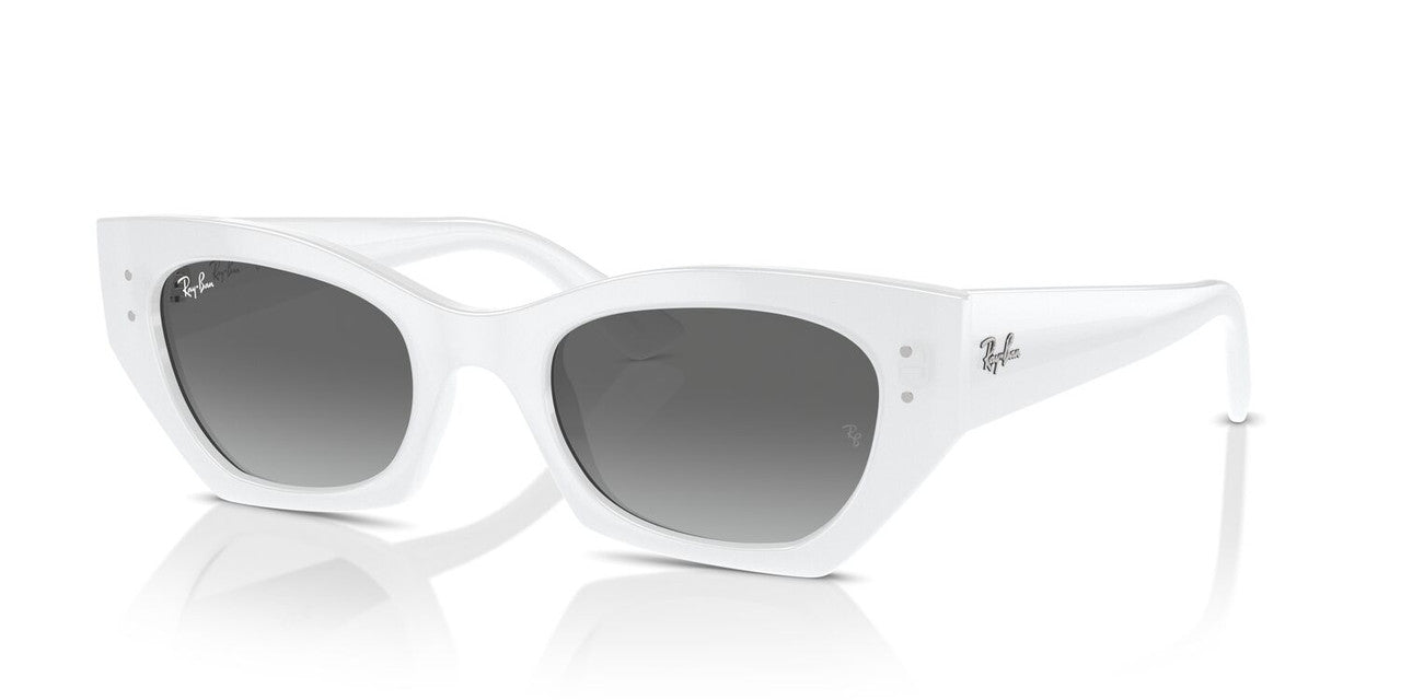 Anteojos De Sol Ray-Ban 0RB4430 Zena Blanco/Gris