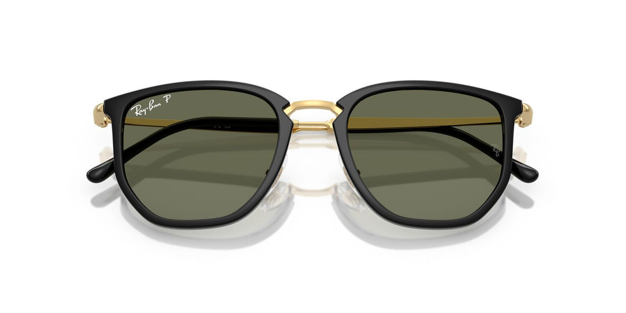 Anteojos De Sol Ray-Ban RB4451 Black Polar Green Verde/Negro