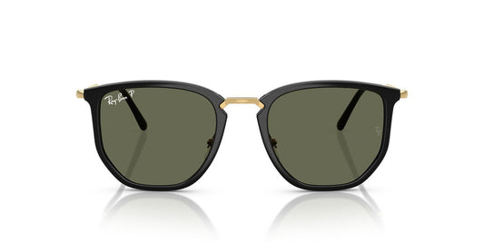 Anteojos De Sol Ray-Ban RB4451 Black Polar Green Verde/Negro