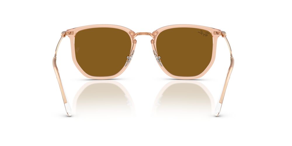 Anteojos De Sol Ray-Ban RB4451 Transparent Beige Brown Café/Café