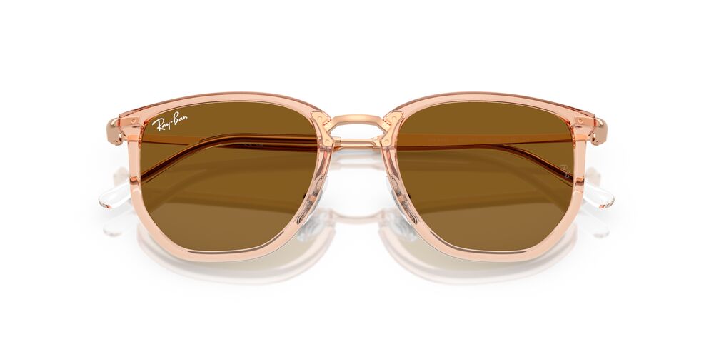Anteojos De Sol Ray-Ban RB4451 Transparent Beige Brown Café/Café