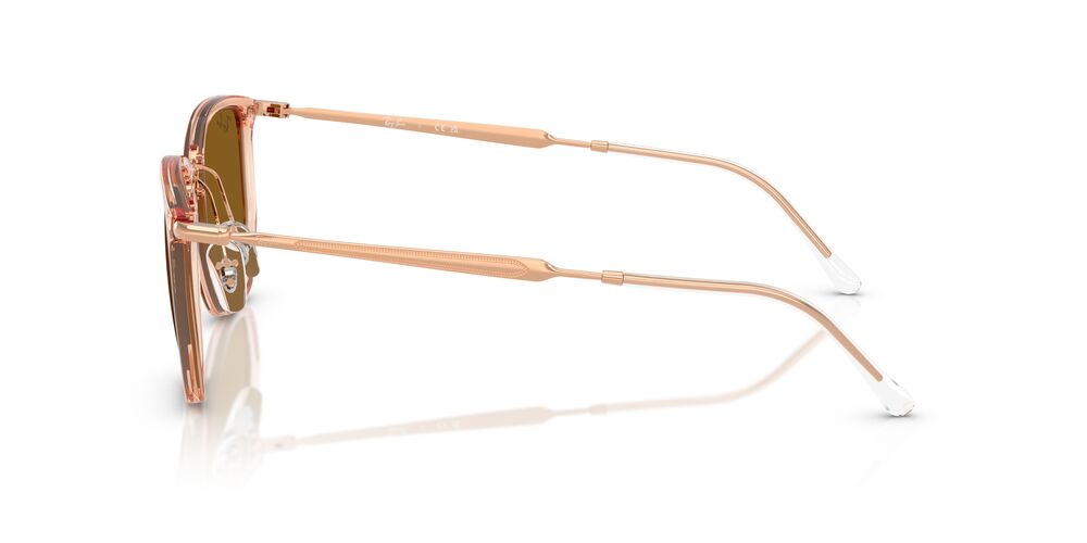 Anteojos De Sol Ray-Ban RB4451 Transparent Beige Brown Café/Café