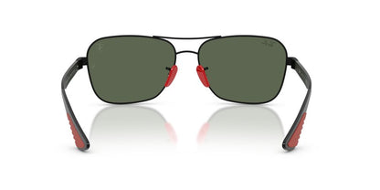 Anteojos De Sol Ray-Ban RB8336M Matte Black Dark Green Verde/Negro