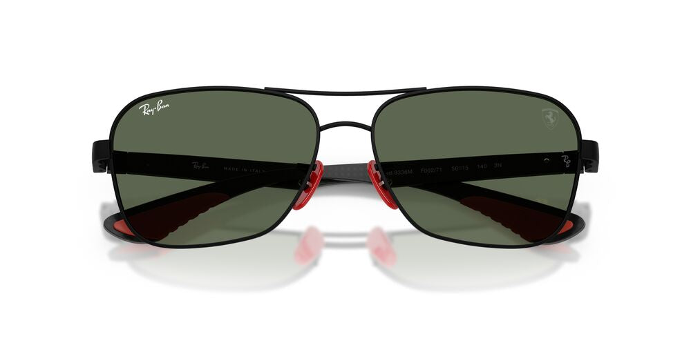 Anteojos De Sol Ray-Ban RB8336M Matte Black Dark Green Verde/Negro