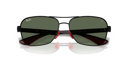 Anteojos De Sol Ray-Ban RB8336M Matte Black Dark Green Verde/Negro