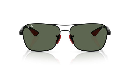 Anteojos De Sol Ray-Ban RB8336M Matte Black Dark Green Verde/Negro