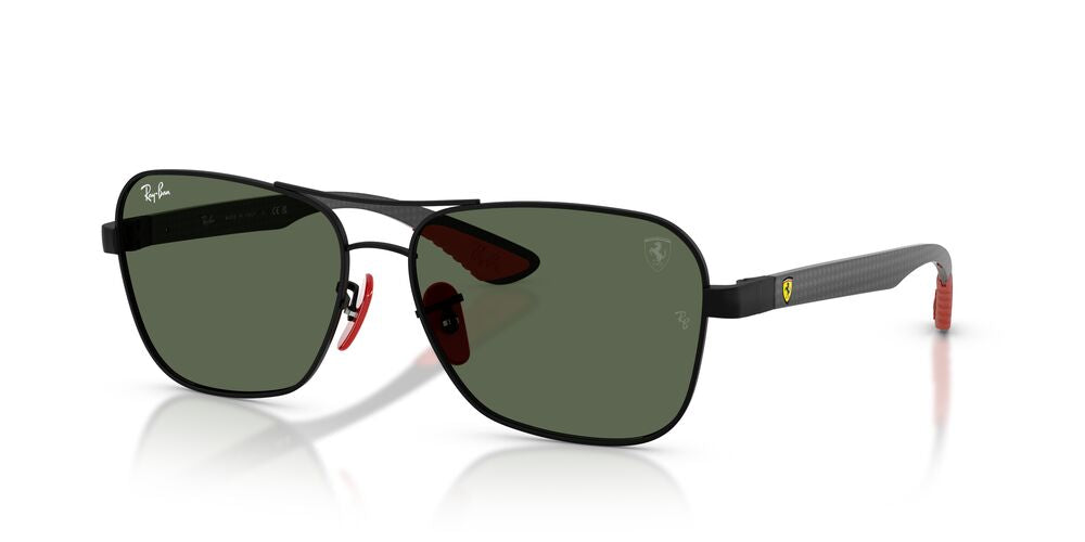 Anteojos De Sol Ray-Ban RB8336M Matte Black Dark Green Verde/Negro