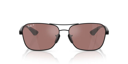 Anteojos De Sol Ray-Ban RB8336M Black Purple Mir Silver Polar Violeta/Negro