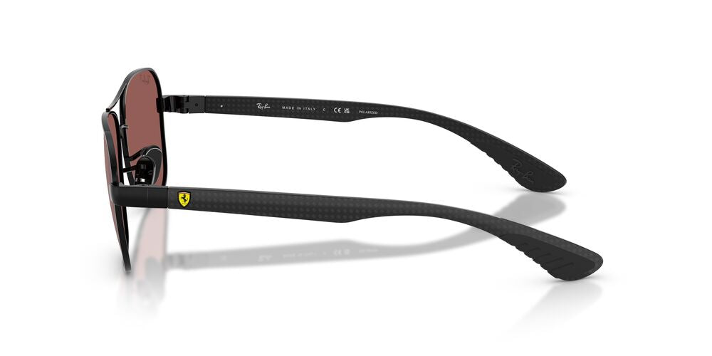 Anteojos De Sol Ray-Ban RB8336M Black Purple Mir Silver Polar Violeta/Negro