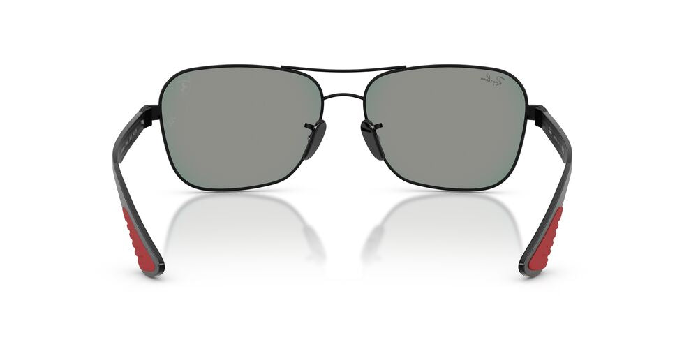 Anteojos De Sol Ray-Ban RB8336M Matte Black Dark Grey Mirror Blue/Red Purpura/Negro