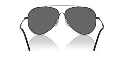 Anteojos De Sol Ray-Ban 0RBR0101S Aviator Reverse Negro/Gris