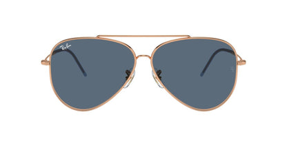 Anteojos De Sol Ray-Ban 0RBR0101S Aviator Reverse Rosa/Azul