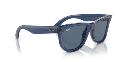 Anteojos De Sol Ray-Ban 0RBR0502S Wayfarer Reverse Azul/Azul