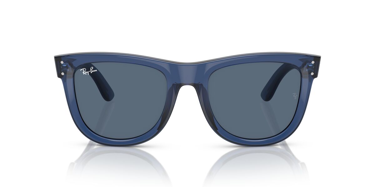 Anteojos De Sol Ray-Ban 0RBR0502S Wayfarer Reverse Azul/Azul