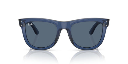 Anteojos De Sol Ray-Ban 0RBR0502S Wayfarer Reverse Azul/Azul