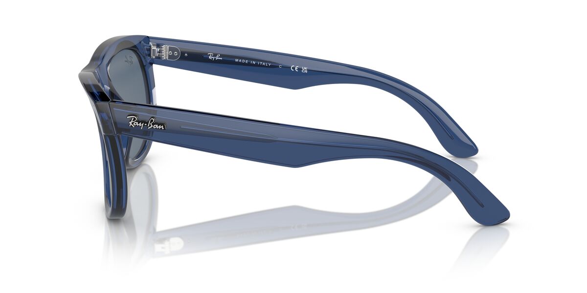Anteojos De Sol Ray-Ban 0RBR0502S Wayfarer Reverse Azul/Azul