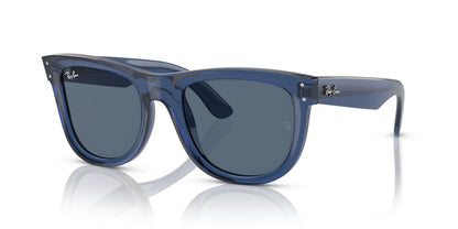 Anteojos De Sol Ray-Ban 0RBR0502S Wayfarer Reverse Azul/Azul