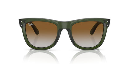 Anteojos De Sol Ray-Ban 0RBR0502S Wayfarer Reverse Verde/Café