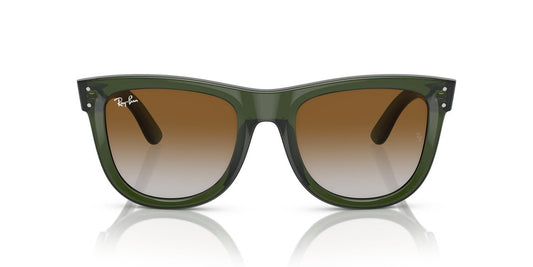 Anteojos De Sol Ray-Ban 0RBR0502S Wayfarer Reverse Verde/Café