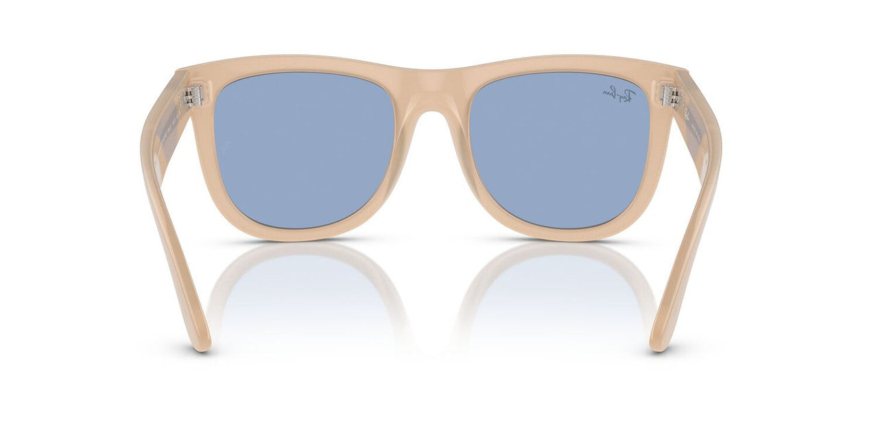Anteojos De Sol Ray-Ban 0RBR0502S Wayfarer Reverse Beige/Celeste