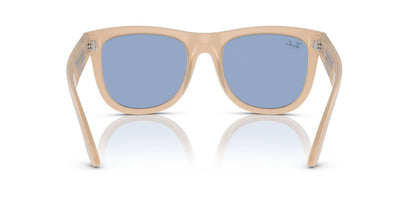 Anteojos De Sol Ray-Ban 0RBR0502S Wayfarer Reverse Beige/Celeste