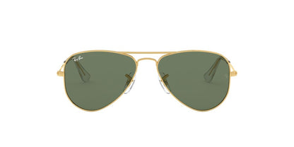 Anteojos De Sol Ray-Ban 0RJ9506S Junior Aviator Verde/Dorado