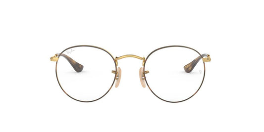 Anteojos Ópticos Ray-Ban 0RX3447V Round Metal Havana
