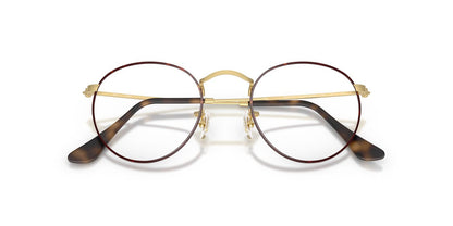 Anteojos Ópticos Ray-Ban 0RX3447V Round Metal Havana