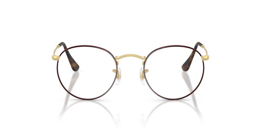 Anteojos Ópticos Ray-Ban 0RX3447V Round Metal Havana