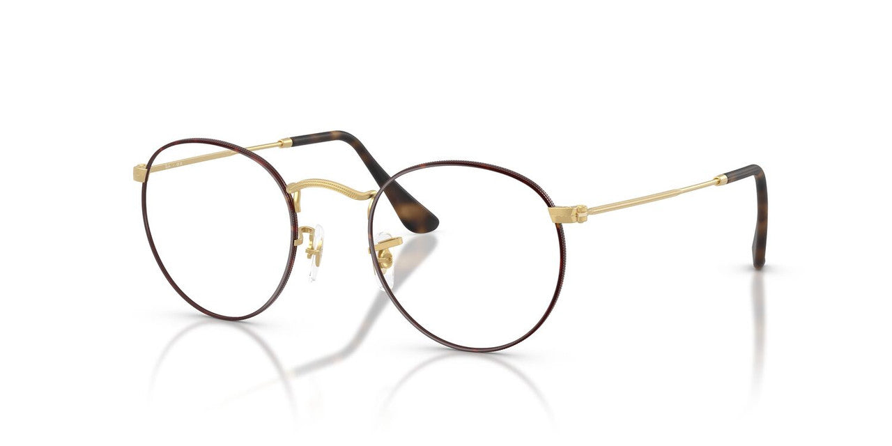 Anteojos Ópticos Ray-Ban 0RX3447V Round Metal Havana
