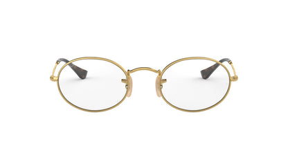 Anteojos Ópticos Ray-Ban RX3547V Oval Dorado