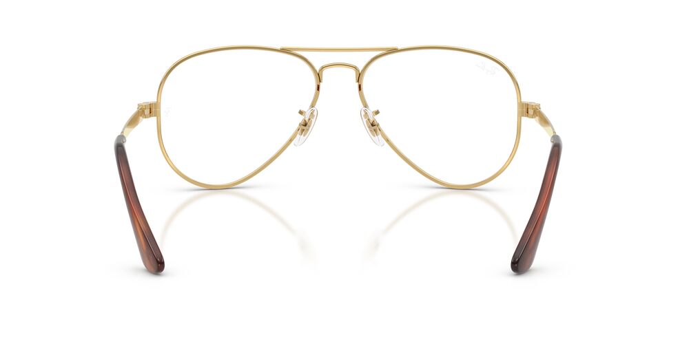 Anteojos Ópticos Ray-Ban RX3925V Aviator Max Arista Dorado