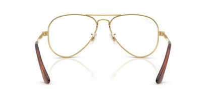 Anteojos Ópticos Ray-Ban RX3925V Aviator Max Arista Dorado